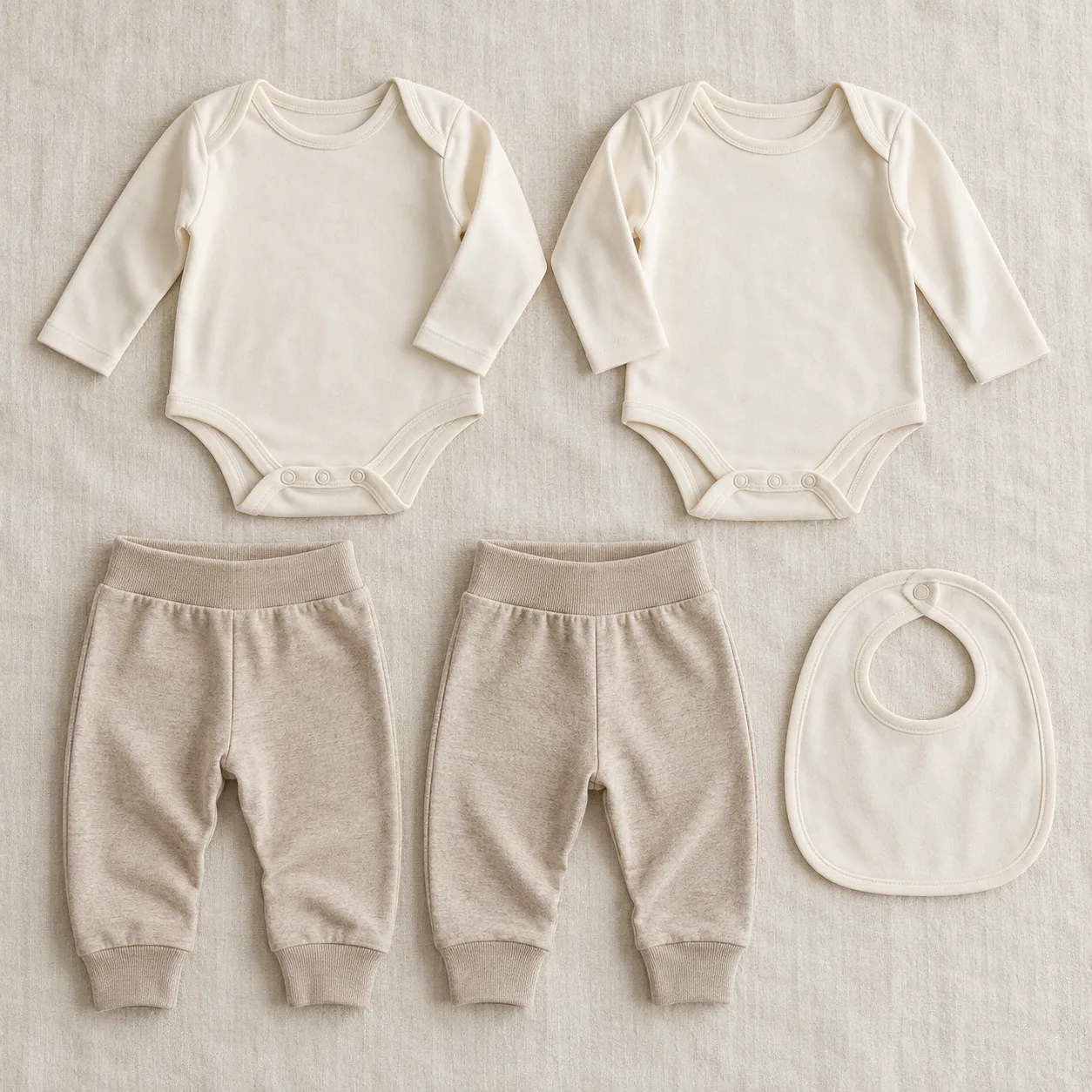 First Days Five-Piece Set — Cream / Oat